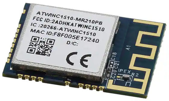 ATWINC1510-MR210PB1952 WiFi 802.11b/G/N Transceiver Module 2.4GHz Integrated