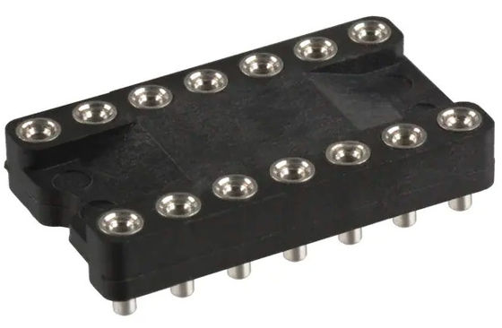 214-44-314-01-670800 14 Pin Ic Socket Mill Max Manufacturing Corp 14 Pin Dip Socket
