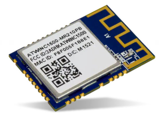 ATWINC1510-MR210PB1952 WiFi 802.11b/G/N Transceiver Module 2.4GHz Integrated