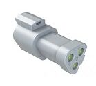 Thermoplastic housing DIP Connector with various terminal options and operating temperature range minus 55 to plus 125 degrees Celsius