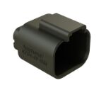 Thermoplastic housing DIP Connector with multiple terminal types and operating temperature range minus 55 to plus 125 degrees Celsius