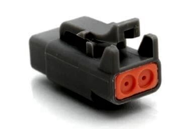 Amphenol ATM06-2S-BLK Female Cable Connector, 7.5A-rated electronic component for automotive wiring and circuit applications